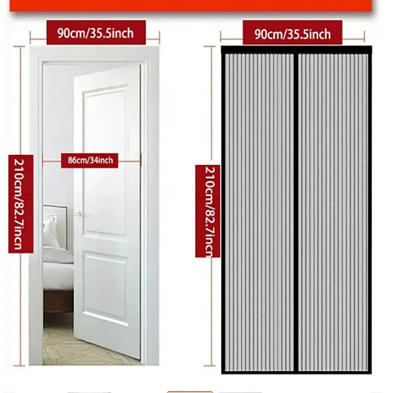 Rideau moustiquaire pratique