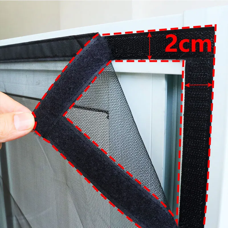 installation sans perçage moustiquaire XXL