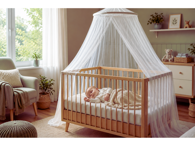Quelle moustiquaire choisir pour un lit bébé ?