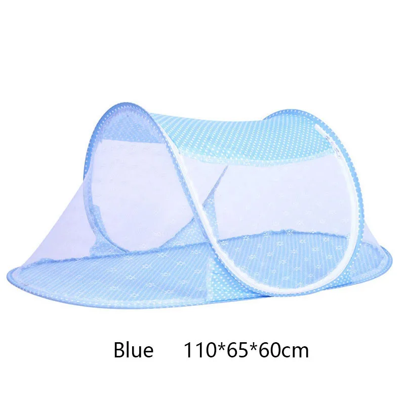 moustiquaire bebe voyage bleu clair
