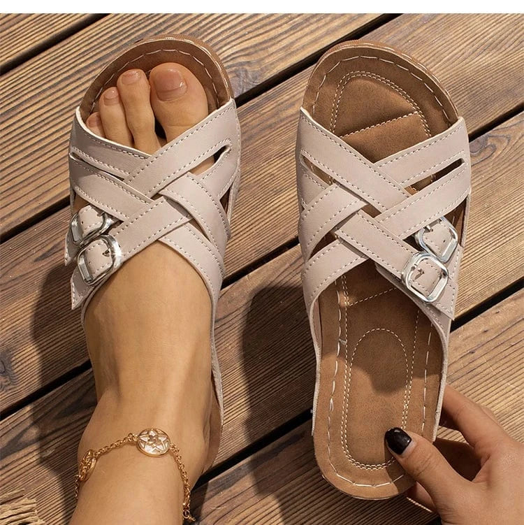 Chaussures sandale compensée femme