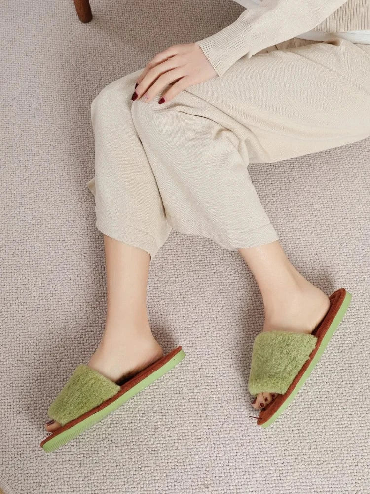chaussons antidérapants femme