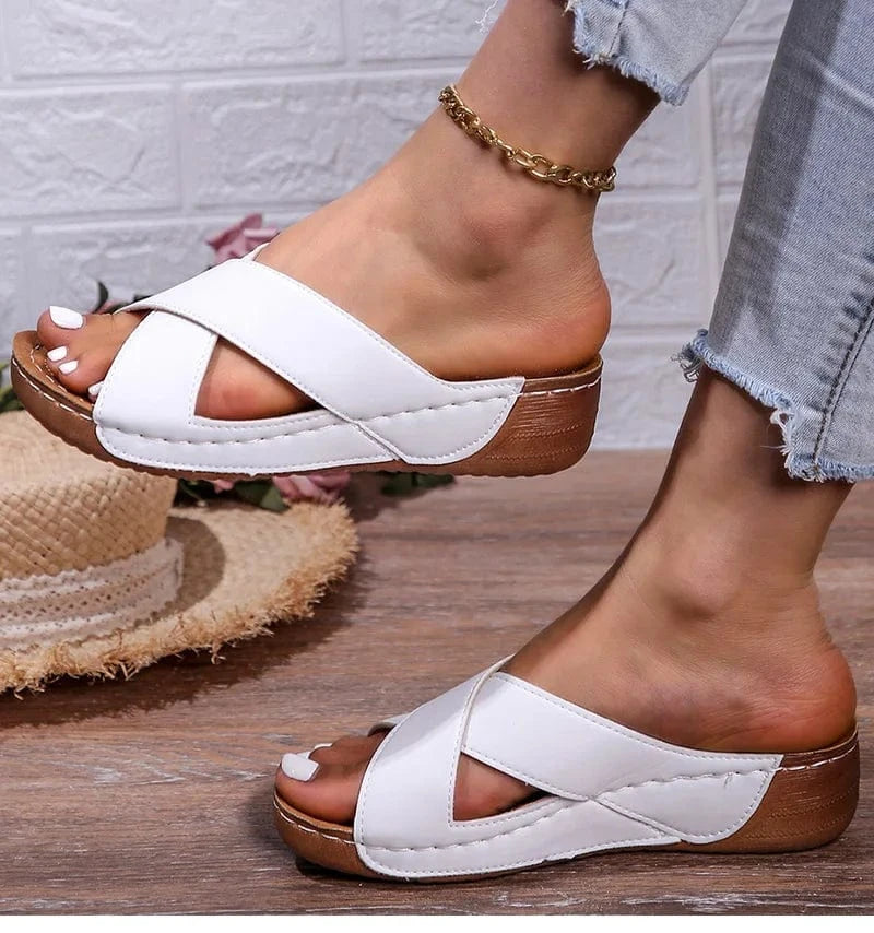 chaussures maison cuir pour femmes